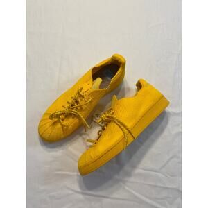 Adidas Originals Men's Yellow Pharrell  Williams Superstar PK Sneakers Mens 13